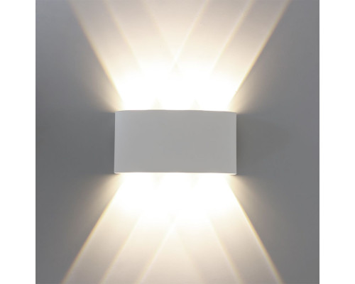 Уличный настенный светодиодный светильник Arte Lamp Bosto A3122AL-6WH Уличный настенный светодиодный светильник Arte Lamp Bosto A3122AL-6WH