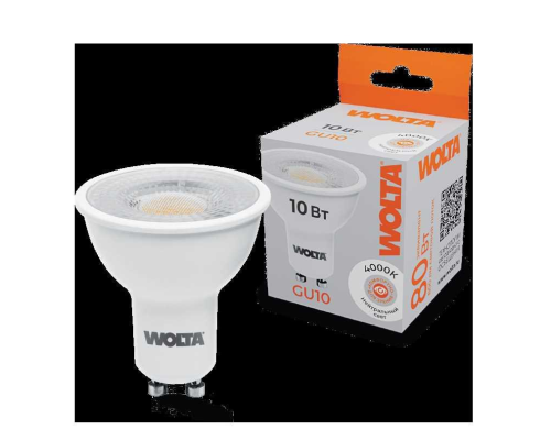 Светодиодная лампа WOLTA WSTD-PAR16-220V10W4KGU10-L Светодиодная лампа WOLTA WSTD-PAR16-220V10W4KGU10-L