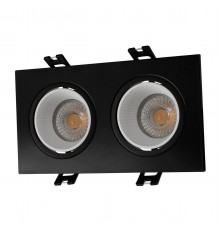 Встраиваемый светильник Denkirs DK3072-BK+WH