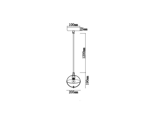 Подвесной светильник Vele Luce Broadway VL5362P21 Подвесной светильник Vele Luce Broadway VL5362P21