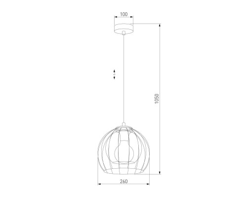 Подвесной светильник TK Lighting 3154 Universo Black