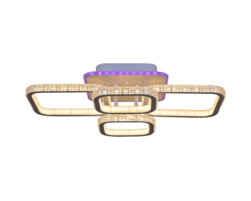 Потолочная светодиодная люстра Reluce 05869-0.3-04 WH (RGB) Потолочная светодиодная люстра Reluce 05869-0.3-04 WH (RGB)