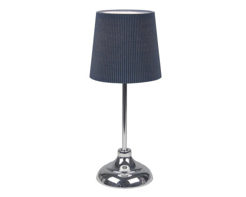 Настольная лампа Uniel UML-B309 E14 Chrome/Dark Blue UL-00012426 Настольная лампа Uniel UML-B309 E14 Chrome/Dark Blue UL-00012426