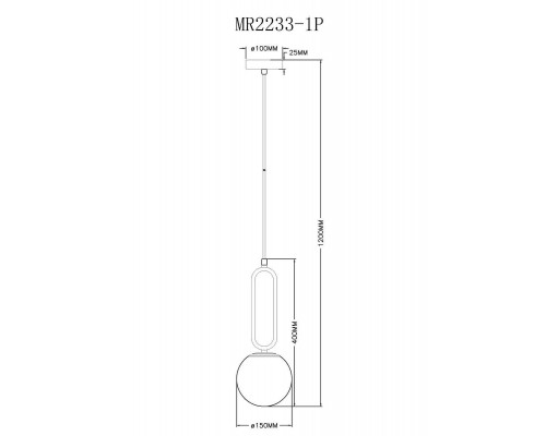 Подвесной светильник MyFar Pierre MR2233-1P