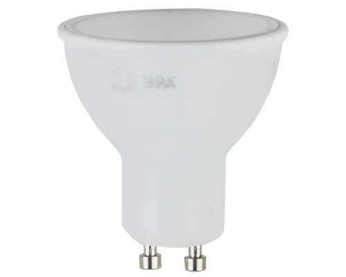 Лампа светодиодная ЭРА GU10 12W 4000K матовая LED MR16-12W-840-GU10 Б0056485