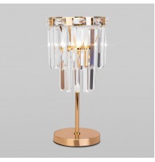 Настольная лампа Eurosvet Elegante 01136/1 золото/прозрачный хрусталь Strotskis