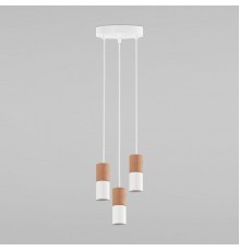 Подвесная люстра TK Lighting 6306 Elit White Wood