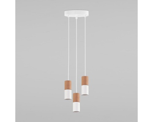 Подвесная люстра TK Lighting 6306 Elit White Wood