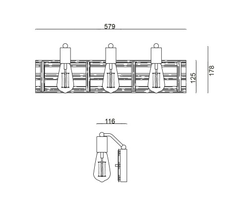 Бра Vele Luce Shield VL6385W03