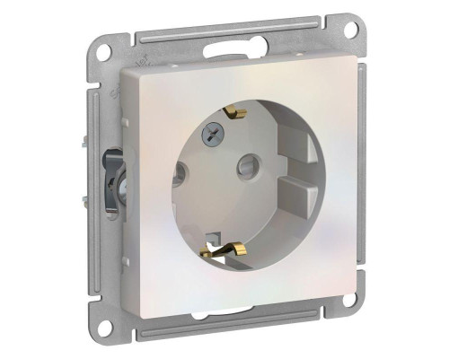Розетка 2К+З Systeme Electric AtlasDesign 16A 250V со шторками жемчужная ATN000445 Розетка 2К+З Systeme Electric AtlasDesign 16A 250V со шторками жемчужная ATN000445