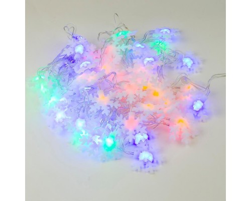 Светодиодная гирлянда Uniel Снежинки 220V разноцветный ULD-S0700-050/DTA MULTI IP20 SNOWFLAKES-3 07936 Светодиодная гирлянда Uniel Снежинки 220V разноцветный ULD-S0700-050/DTA MULTI IP20 SNOWFLAKES-3 07936