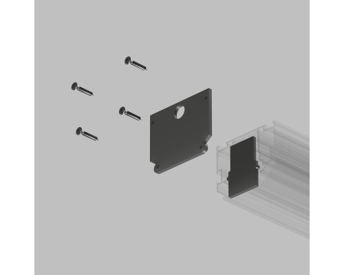 Заглушка Denkirs Smart One (2 шт.) TR2025-BK Заглушка Denkirs Smart One (2 шт.) TR2025-BK