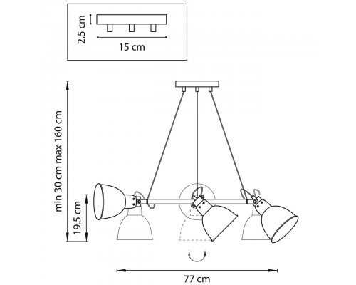 Подвесная люстра Lightstar Acrobata 761167