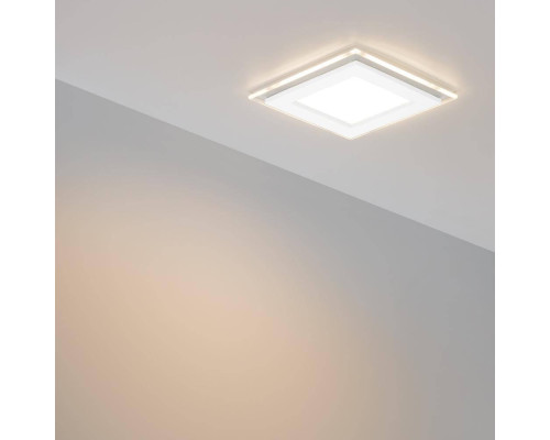 Встраиваемый светодиодный светильник Arlight LT-S200x200WH 16W Day White 120deg 014922