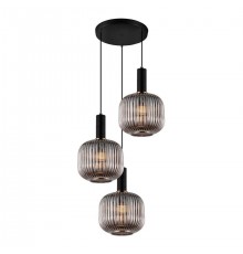 Подвесная люстра Lumina Deco Gato LDP 1217-3 GY+BK