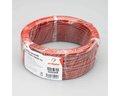 Шлейф питания Arlight ARL-18AWG-2Wire-CU 026348 Шлейф питания Arlight ARL-18AWG-2Wire-CU 026348