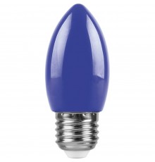 Лампа светодиодная Feron E27 1W синяя LB-376 25925