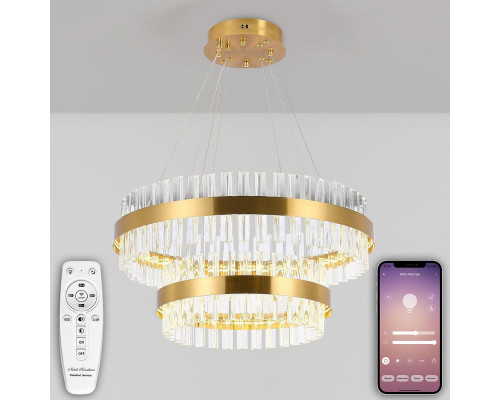Подвесной светодиодный светильник Natali Kovaltseva Smart Нимбы Innovation Style 83004