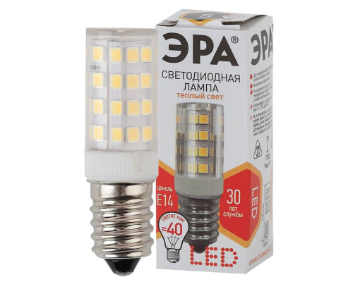 Лампа светодиодная ЭРА E14 5W 2700K прозрачная LED T25-5W-CORN-827-E14 Б0033030 Лампа светодиодная ЭРА E14 5W 2700K прозрачная LED T25-5W-CORN-827-E14 Б0033030