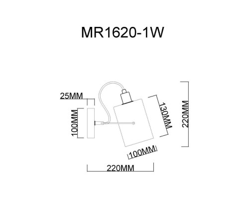 Бра MyFar Sara MR1620-1W