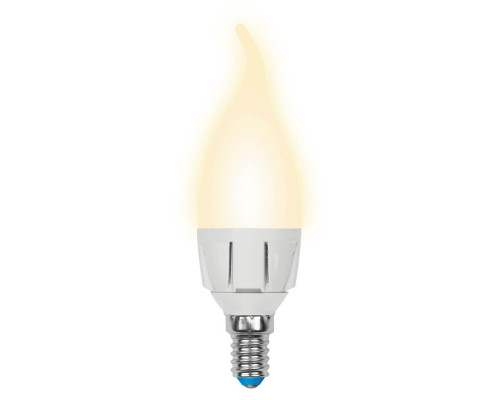 Лампа светодиодная Uniel E14 7W 3000K матовая LED-CW37 7W/WW/E14/FR PLP01WH UL-00002416 Лампа светодиодная Uniel E14 7W 3000K матовая LED-CW37 7W/WW/E14/FR PLP01WH UL-00002416