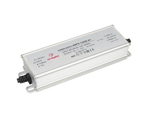 Блок питания Arlight ARPV-12250-A1 12V 252W IP67 21A 031513 Блок питания Arlight ARPV-12250-A1 12V 252W IP67 21A 031513