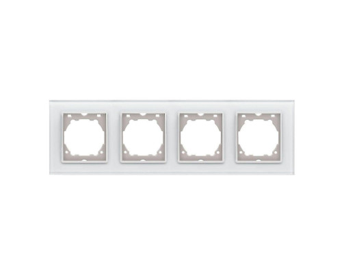Рамка 4-постовая Vesta-Electric ExclusiveWhite белый FRM050403BEL Рамка 4-постовая Vesta-Electric ExclusiveWhite белый FRM050403BEL