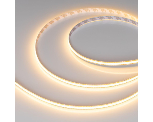 Светодиодная лента Arlight 11W/m 544Led/m CSP теплый белый 5M COB-X544-8mm 24V Warm2700 043413 Светодиодная лента Arlight 11W/m 544Led/m CSP теплый белый 5M COB-X544-8mm 24V Warm2700 043413