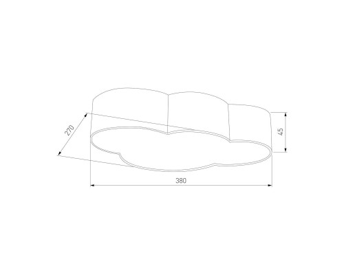 Настенный светильник TK Lighting 4964 Cloud Настенный светильник TK Lighting 4964 Cloud