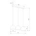 Подвесной светильник TK Lighting 3449 Yoda Gold