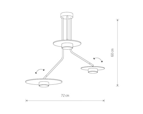 Подвесная люстра Nowodvorski Disk 7644