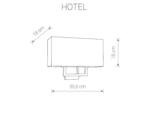 Бра Nowodvorski Hotel 9304 Бра Nowodvorski Hotel 9304