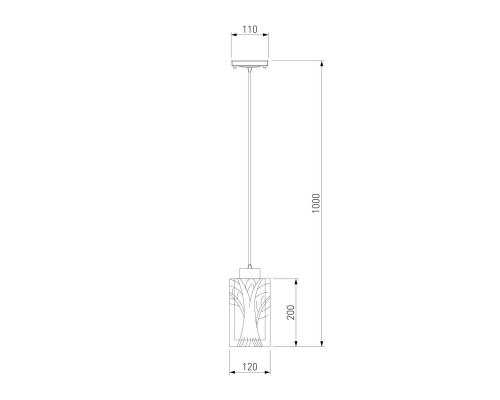 Подвесной светильник Eurosvet 50001/1 хром