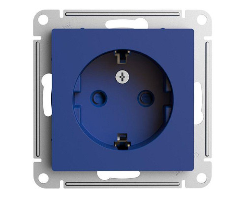 Розетка 2К+З Systeme Electric AtlasDesign 16A 250V со шторками аквамарин ATN001145 Розетка 2К+З Systeme Electric AtlasDesign 16A 250V со шторками аквамарин ATN001145