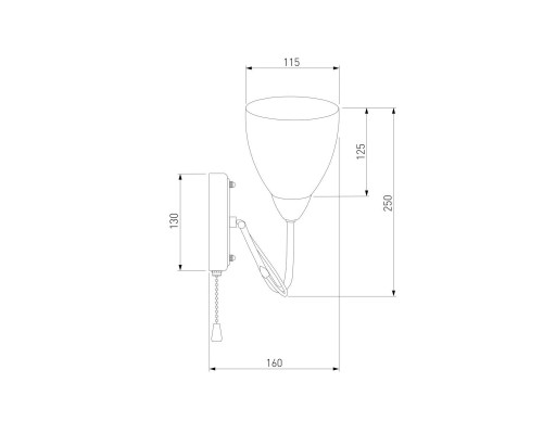 Бра Eurosvet 30130/1 античная бронза Бра Eurosvet 30130/1 античная бронза