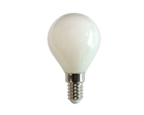 Лампа светодиодная филаментная Volpe E14 6W 3000K матовая LED-G45-6W/3000K/E14/FR/SLF UL-00008314