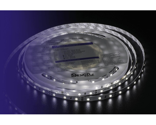 Светодиодная влагозащищенная лента DesignLed 4,8W/m 60LED/m 3528SMD нейтральный белый 5M 001818 Светодиодная влагозащищенная лента DesignLed 4,8W/m 60LED/m 3528SMD нейтральный белый 5M 001818