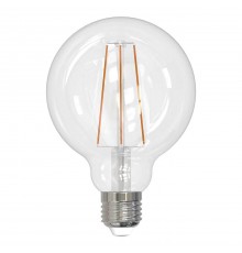 Лампа светодиодная филаментная Uniel E27 15W 4000K прозрачная LED-G95-15W/4000K/E27/CL PLS02WH UL-00004865