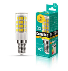 Лампа светодиодная Camelion E14 4W 3000K LED4-S105/830/E14 13155