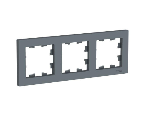 Рамка 3-постовая Systeme Electric AtlasDesign грифель ATN000703 Рамка 3-постовая Systeme Electric AtlasDesign грифель ATN000703