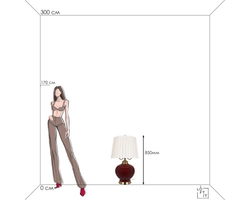 Настольная лампа Loft IT Ruby 10267T/L