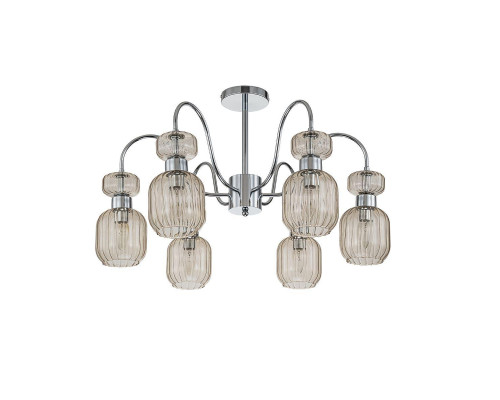 Потолочная люстра Escada Gloss 1141/6PL Chrome/Beige Потолочная люстра Escada Gloss 1141/6PL Chrome/Beige