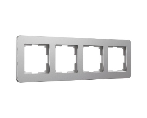 Рамка Werkel Platinum на 4 поста алюминий W0042606 4690389184505 Рамка Werkel Platinum на 4 поста алюминий W0042606 4690389184505