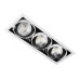 Встраиваемый светодиодный светильник Ambrella light Cardano T813 BK/CH 3*12W 4200K