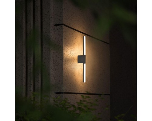 Уличный настенный светодиодный светильник Arte Lamp Calamaro A5191AL-2BK