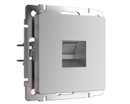 Телефонная розетка RJ-11 Werkel серебряный W1182006 4690389156496 Телефонная розетка RJ-11 Werkel серебряный W1182006 4690389156496