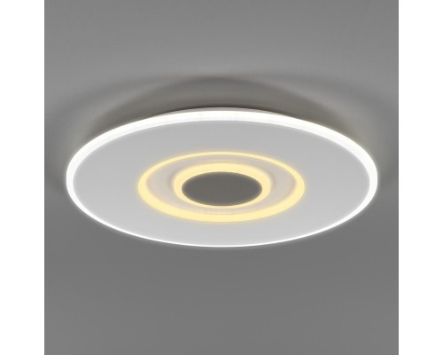 Потолочный светодиодный светильник Eurosvet Just 90219/1 белый/ серый