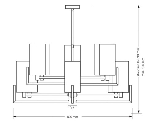 Подвесная люстра KUTEK MOOD Nemi NEM-ZW-10(T)