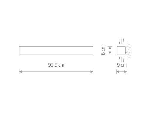 Настенный светильник Nowodvorski Soft Wall Led 90x6 7534