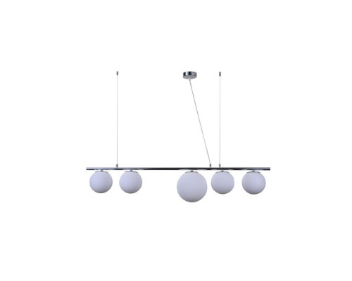 Подвесная люстра Lumina Deco Baristica LDP 6012-5 CHR+WT Подвесная люстра Lumina Deco Baristica LDP 6012-5 CHR+WT